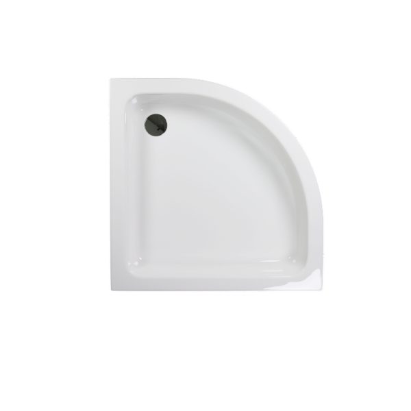 LUNA 80/O POLUKRUŽNA TUŠ KADA 800x800 mm