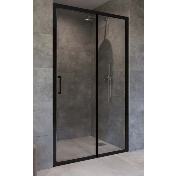 LINZ WALL BLACK TRS TUŠ PARAVAN 98-101x199 cm